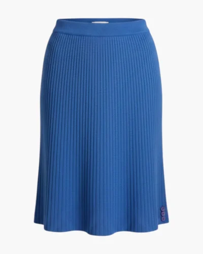 Falda Azul botoncitos