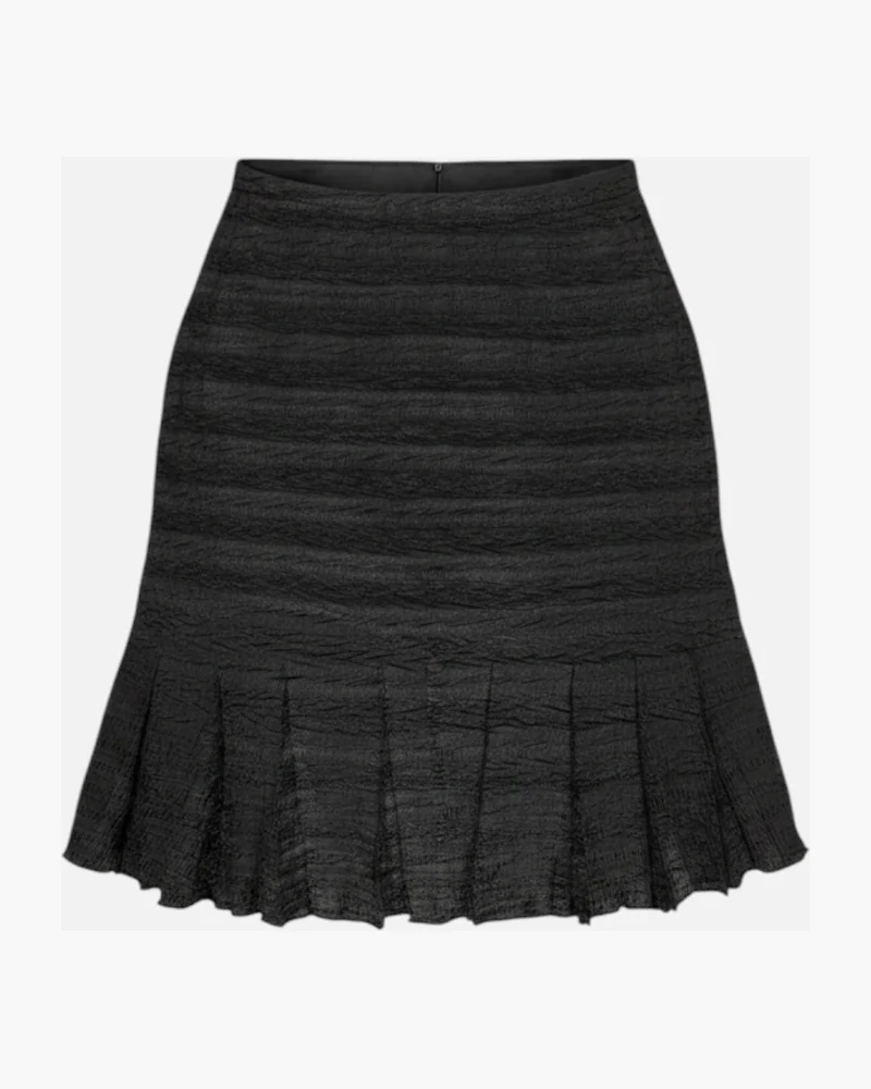 Pollera plisada negra