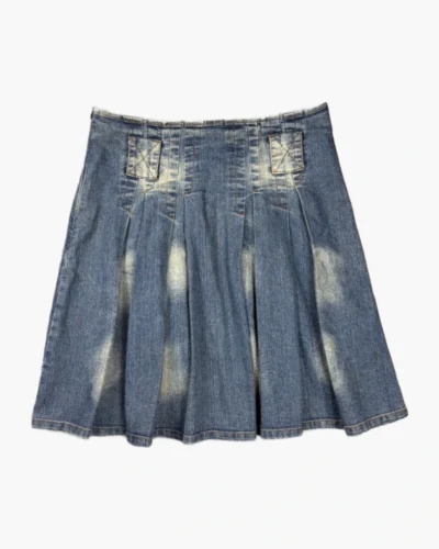 Denim Plisada Y2K