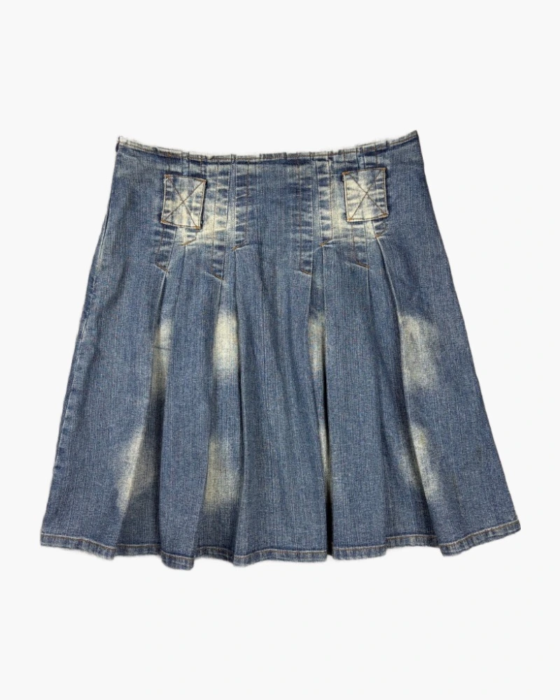 Denim Plisada Y2K