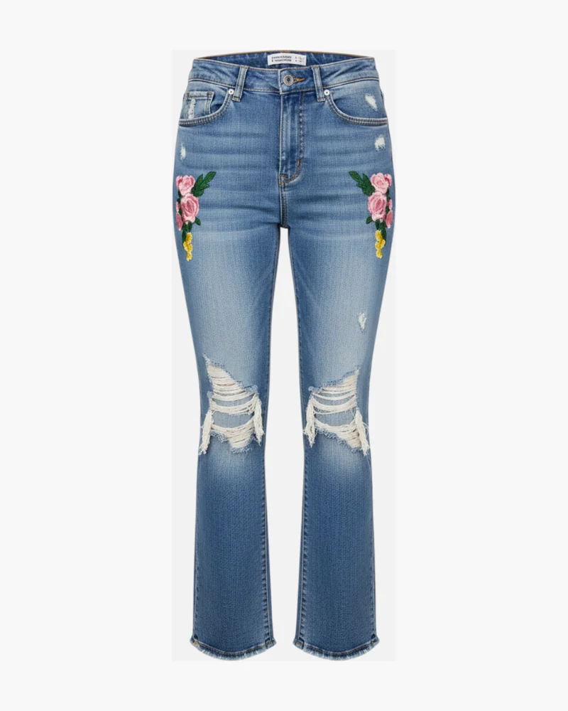 Denim Zara Floral