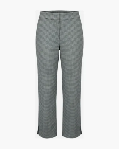 Pantalón de vestir cuadrillé verde