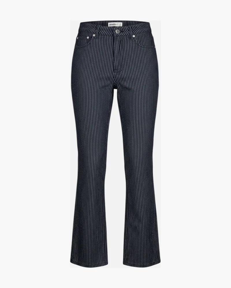 Pantalón denim Microrayas