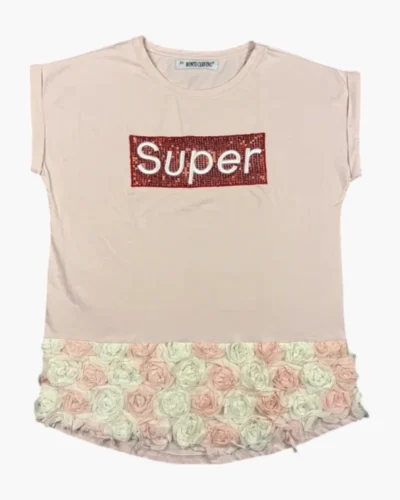 Remera SUPER rosa