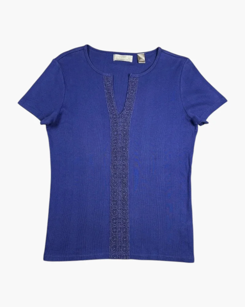 Remera azul básica