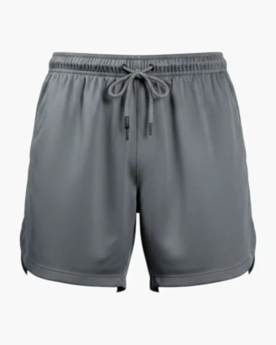 Bermuda deportiva gris