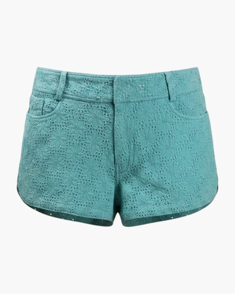 Mini short vintage tejido