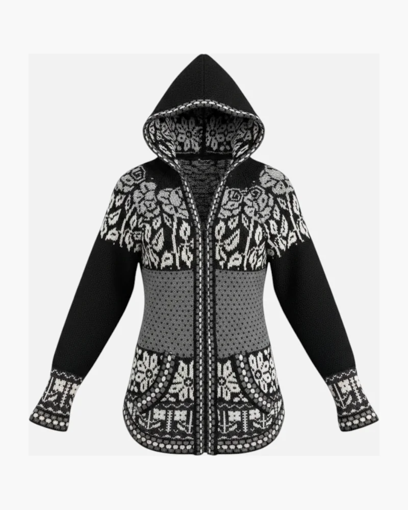 Sweater con cierre nórdico