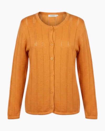 Sweater Naranja Trenzado
