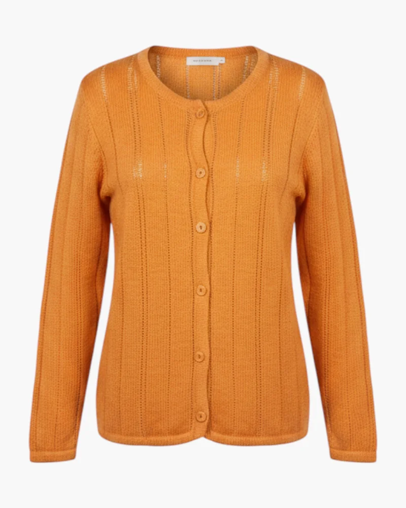 Sweater Naranja Trenzado
