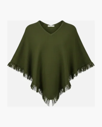 Poncho lanita Verde
