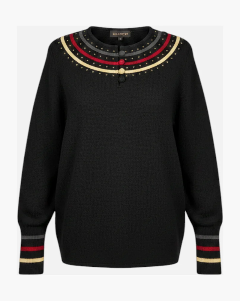 Sweater Rayas Cuello