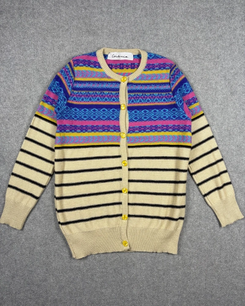 Cardigan rayas