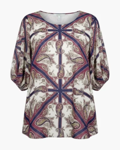 Vestido estampado bulgaro