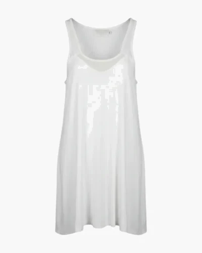 Vestido blanco de algodón