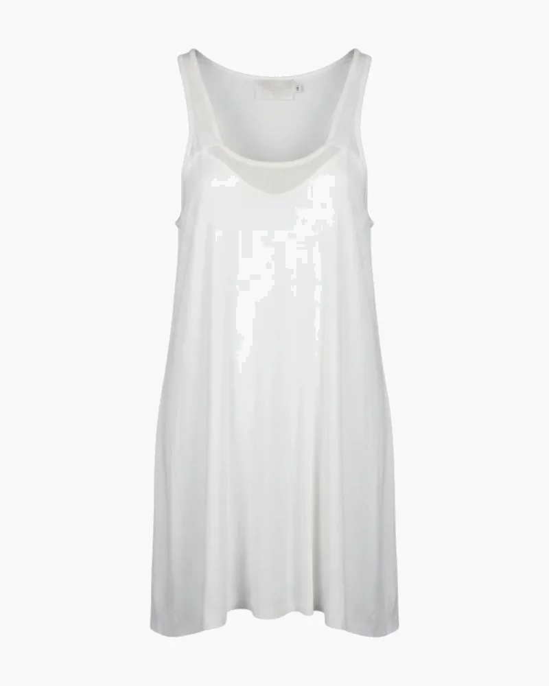 Vestido blanco de algodón