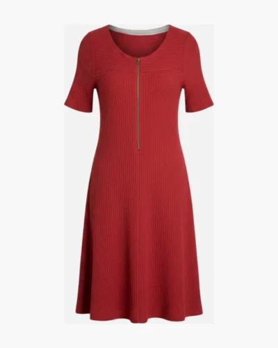 Vestido tejido rojo