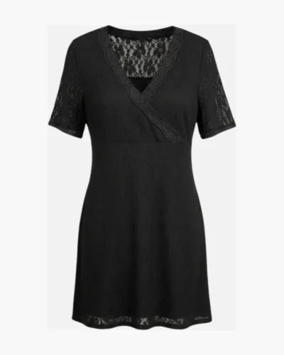 Vestido lencero negro