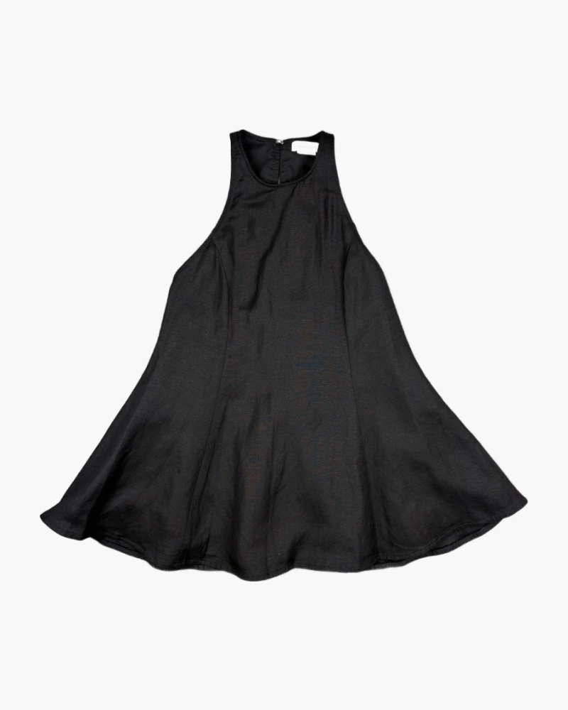 Vestido algodon volados