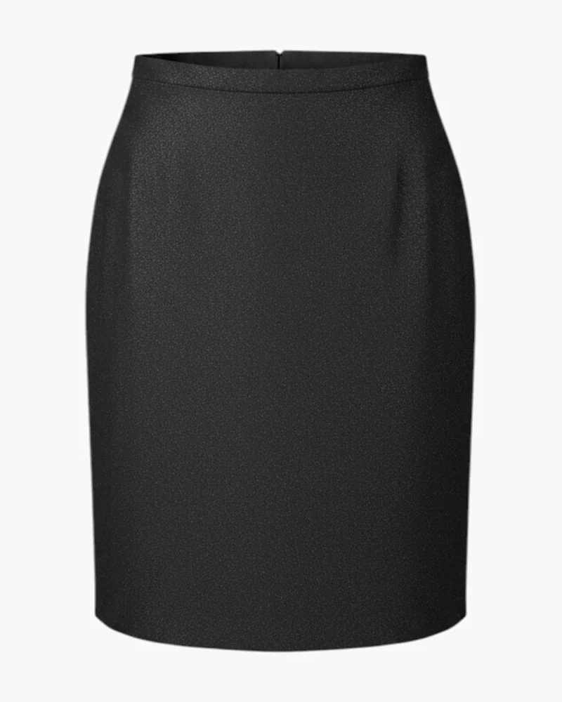 Falda negra midi brillos