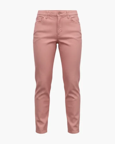 Pantalon rosa recto
