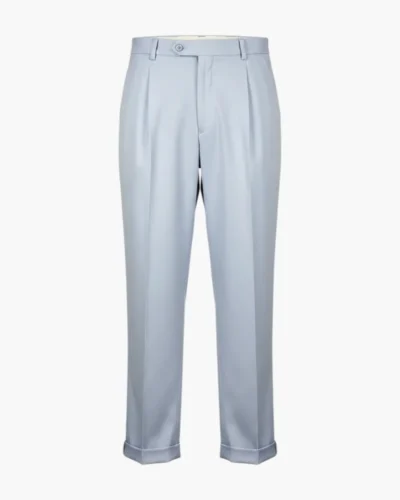 Pantalon de algodon celeste
