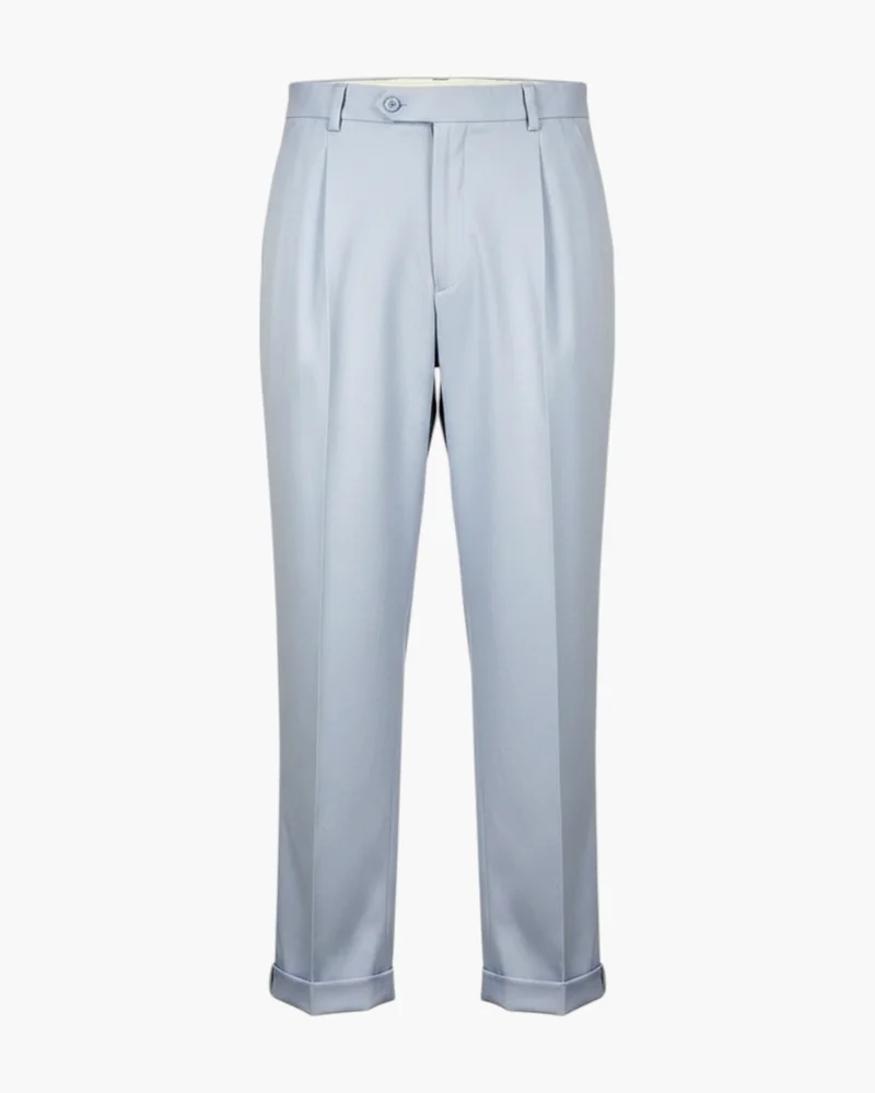 Pantalon de algodon celeste