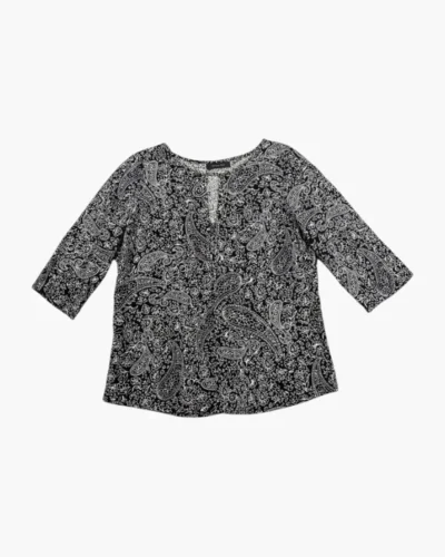 Blusa floral paisley