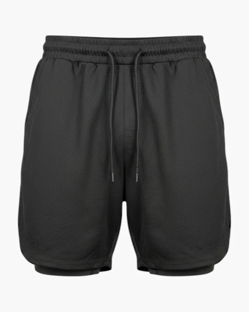 Bermuda deportiva negra