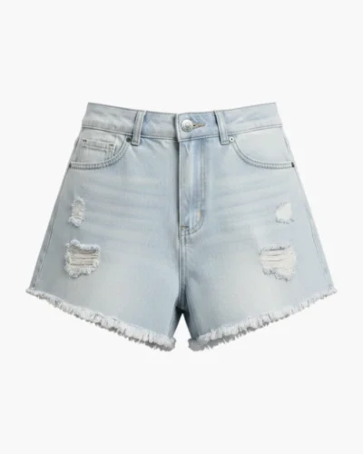 Short de jean roturas