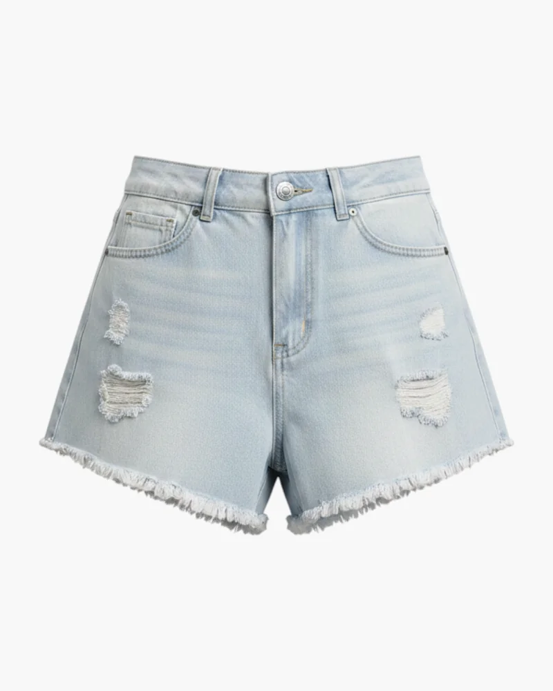 Short de jean roturas