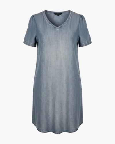 Vestido/tunica de jean recto