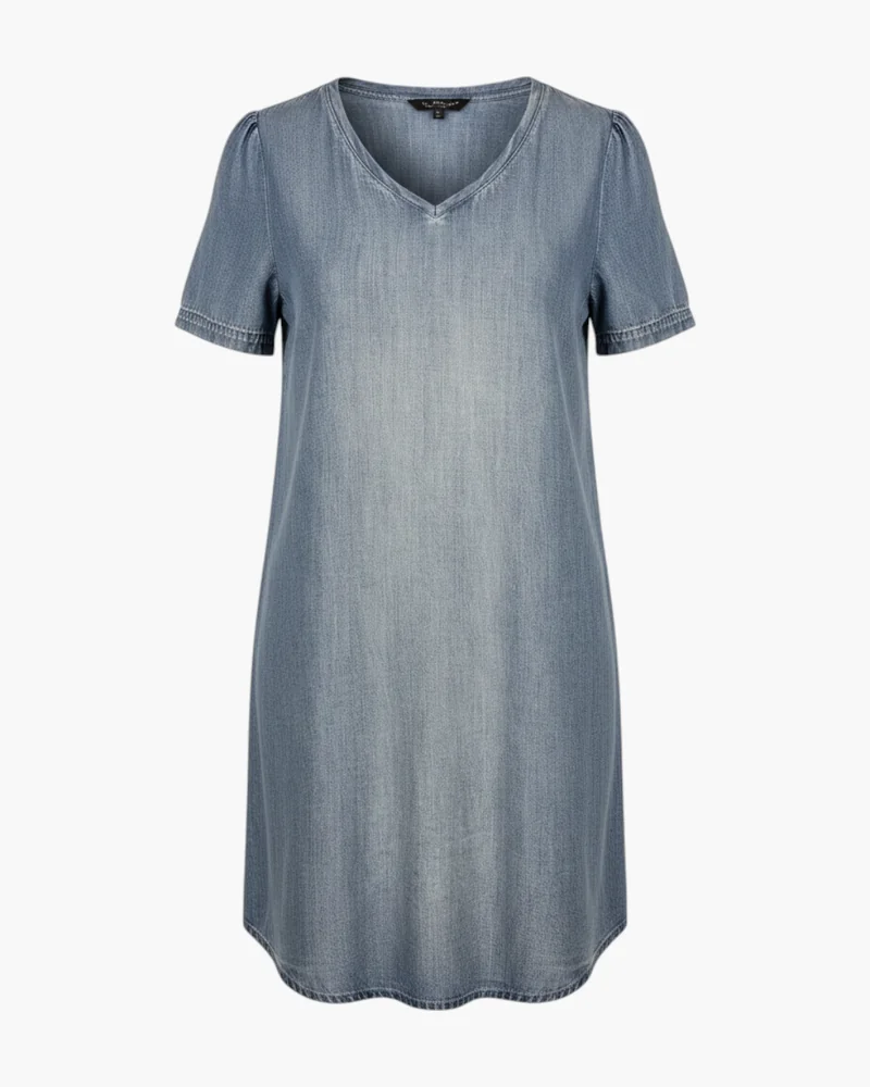 Vestido/tunica de jean recto