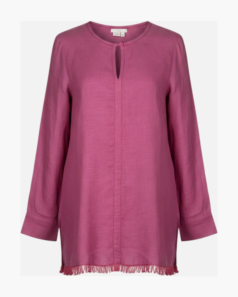 Vestido Zara boho fucsia