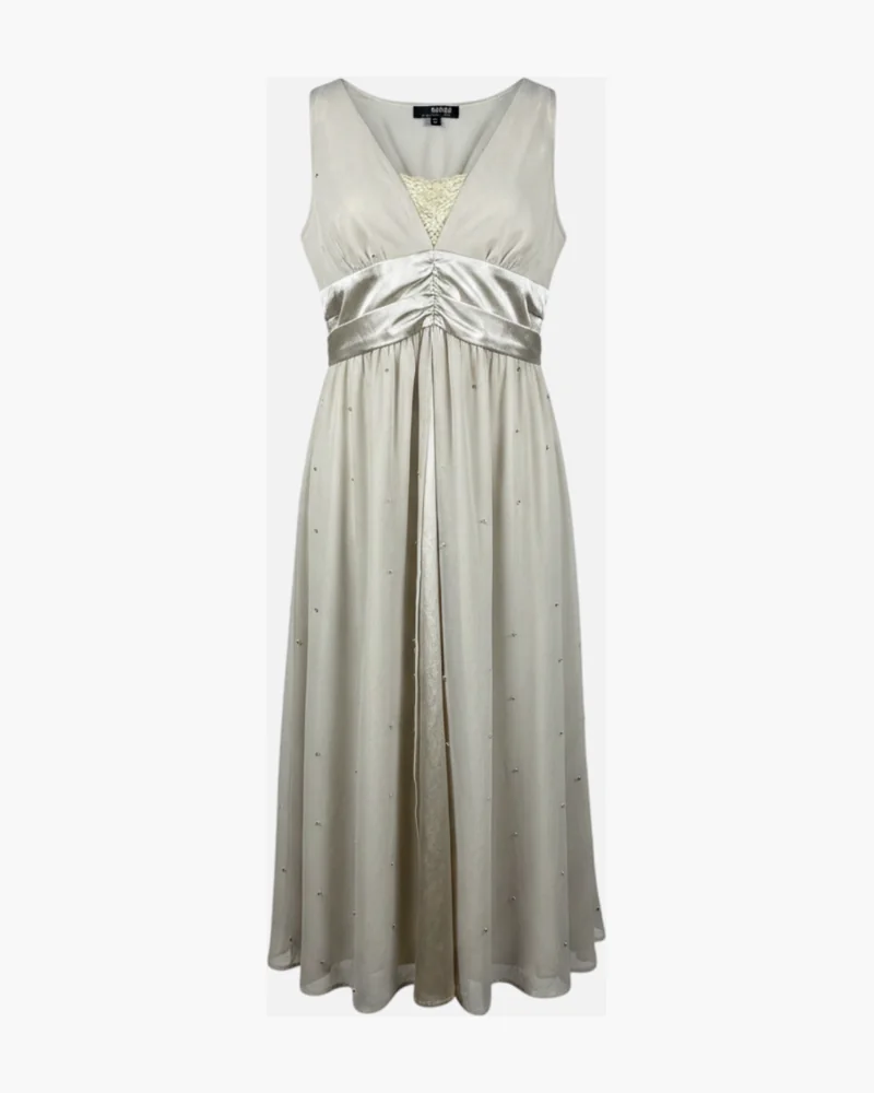 Vestido de fiesta Y2K con volados
