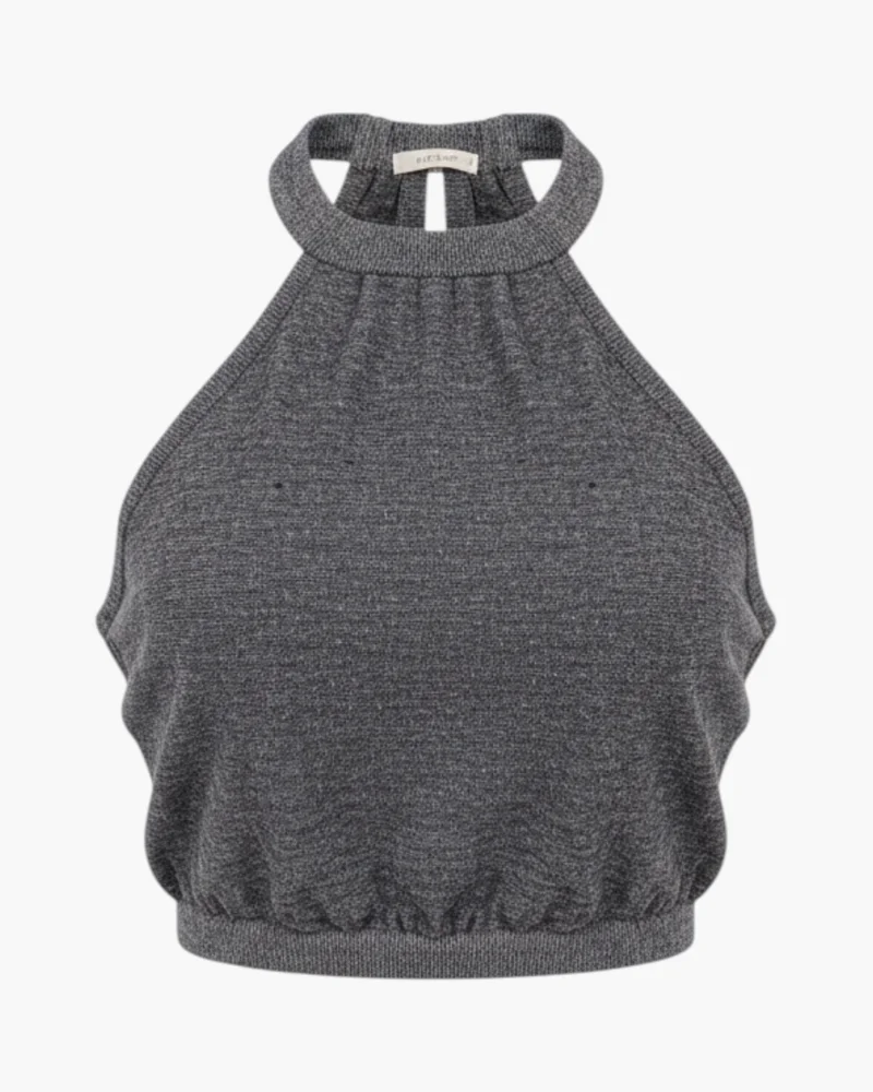 Top halter lurex