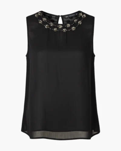 Blusa Zara Mostacillas