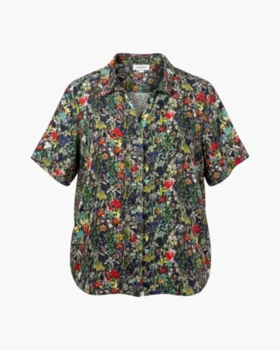 Camisa Floral transparencia