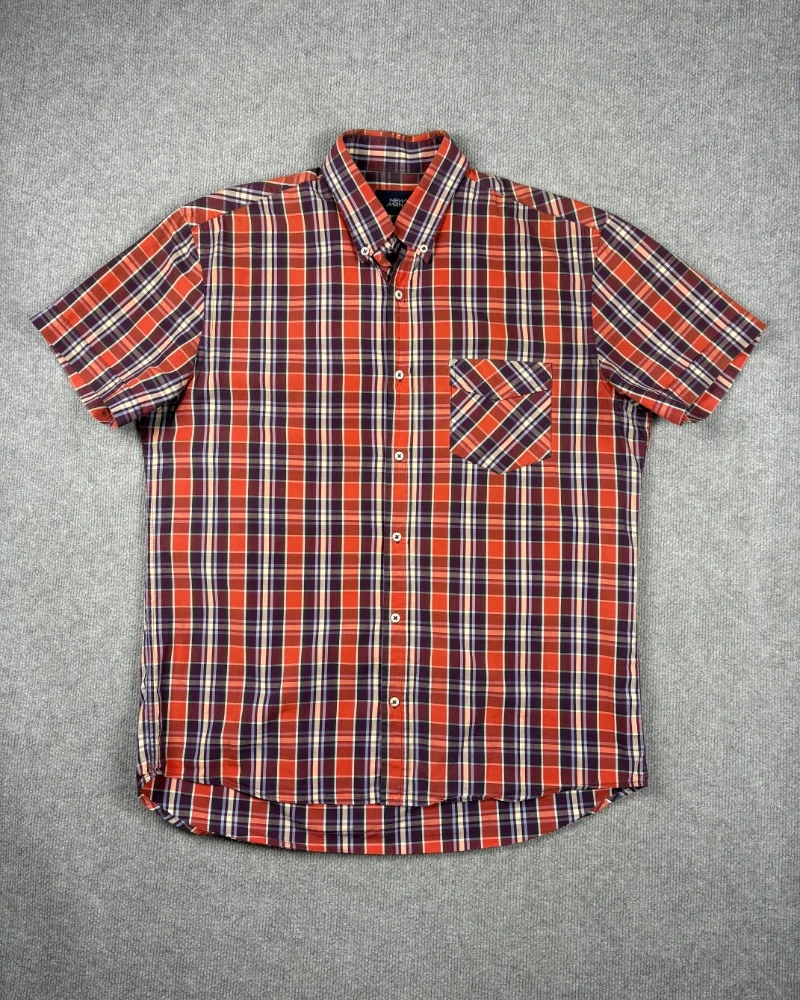 Camisa cuadros algodón