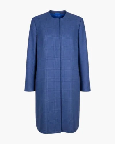Blazer azul cuadrillé