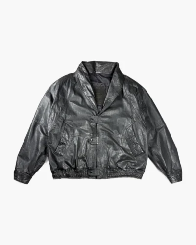 Bomber cuero