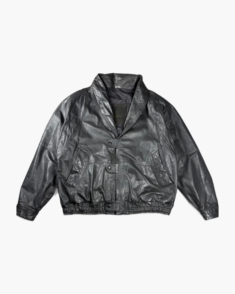 Bomber cuero