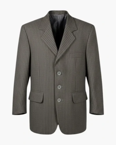 Blazer rayas gris