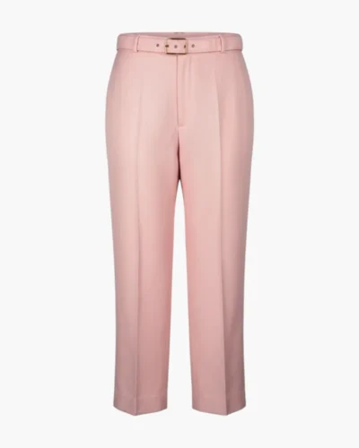 Pantalón lino rosa