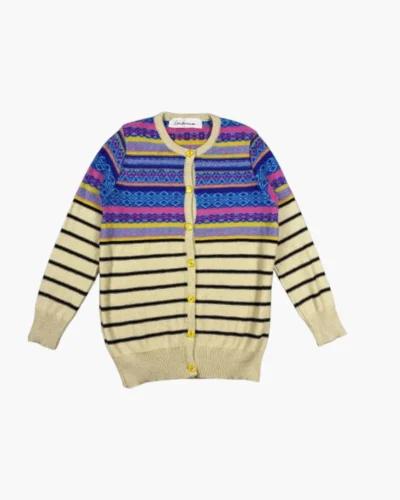 Cardigan rayas
