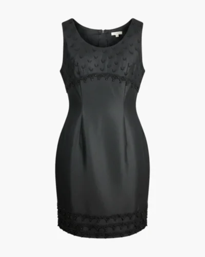 Vestido negro lentejuelas