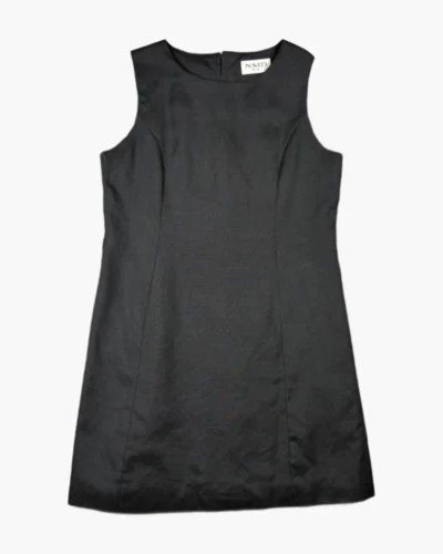 Vestido lino negro