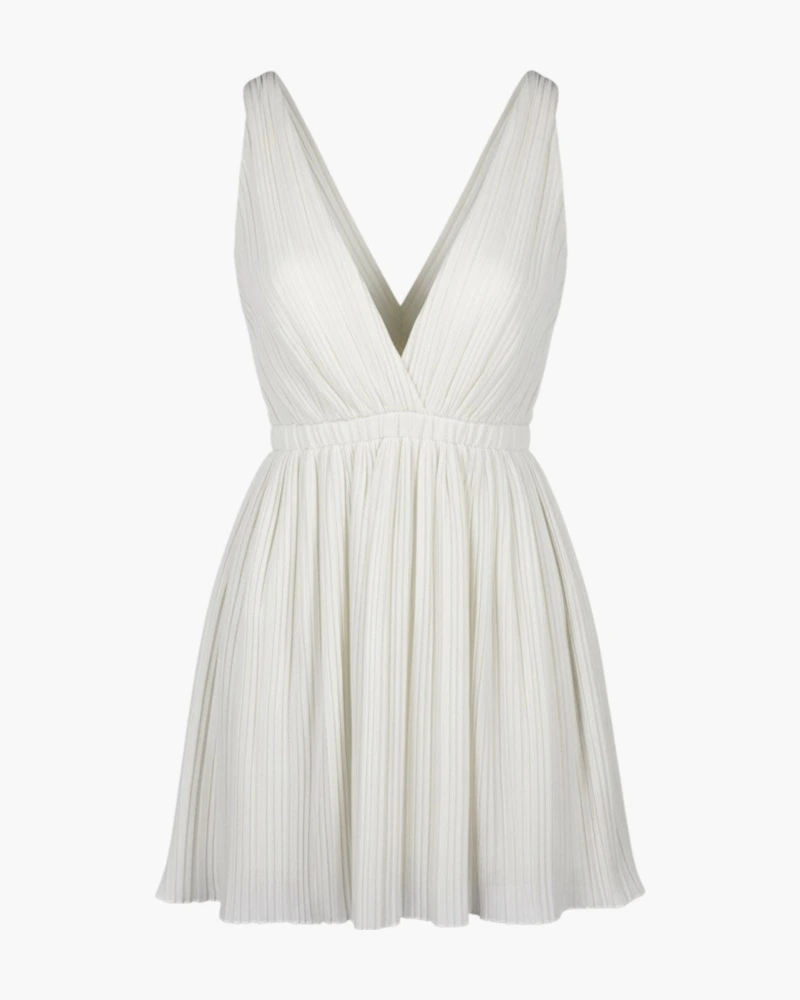 Vestido marilyn plisado